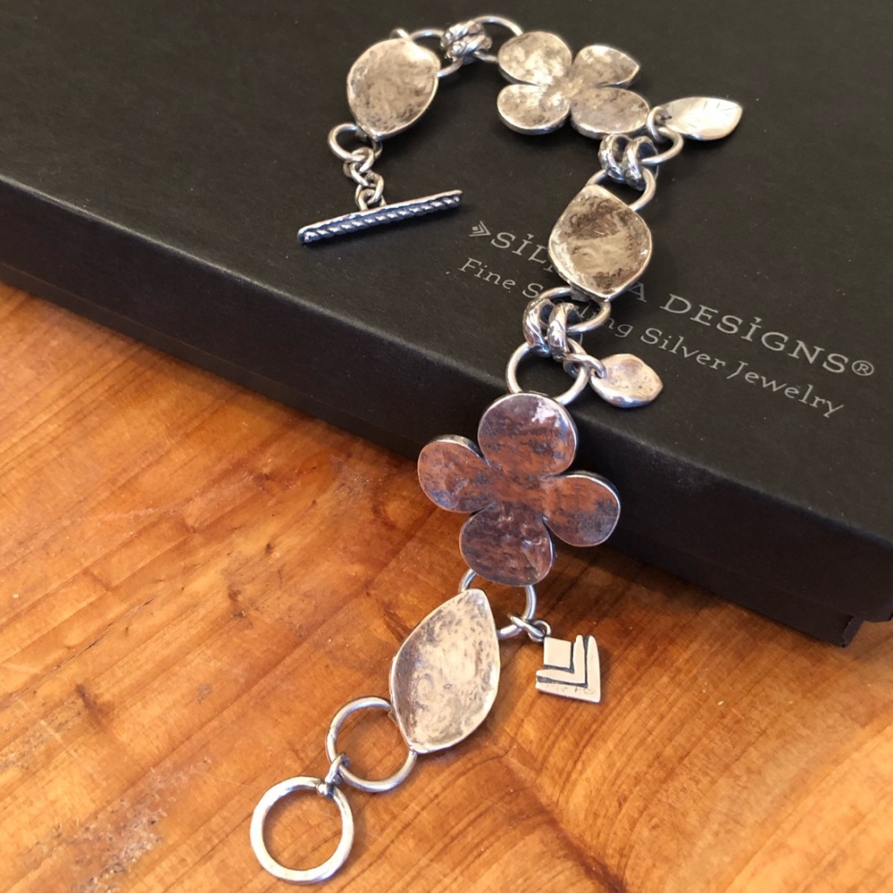 Silpada Sterling Silver Clover Leaf Bracelet B1705